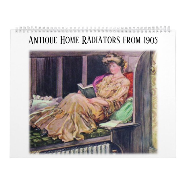 Calendário Casa Antica - Radiadores de Vintage 1905 (Capa)