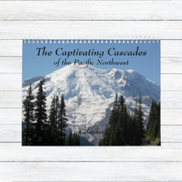 Calendário Cascata cativante do noroeste do Pacífico