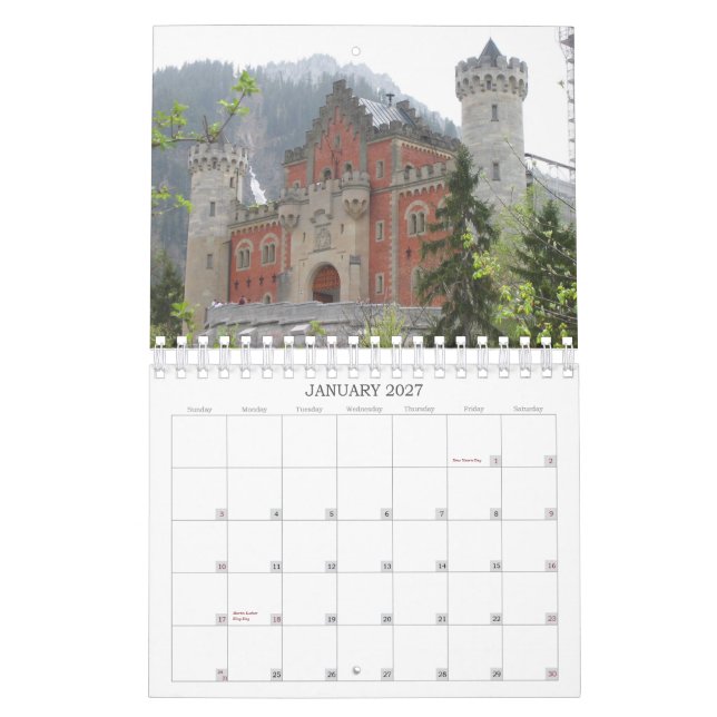 Calendário Castelos 2008 (Jan 2027)