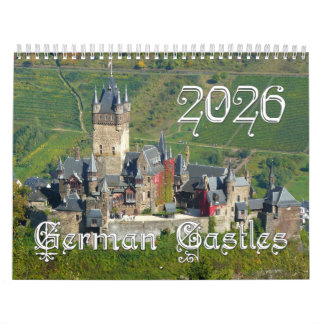 Calendário Castelos Alemães excelentes 2026