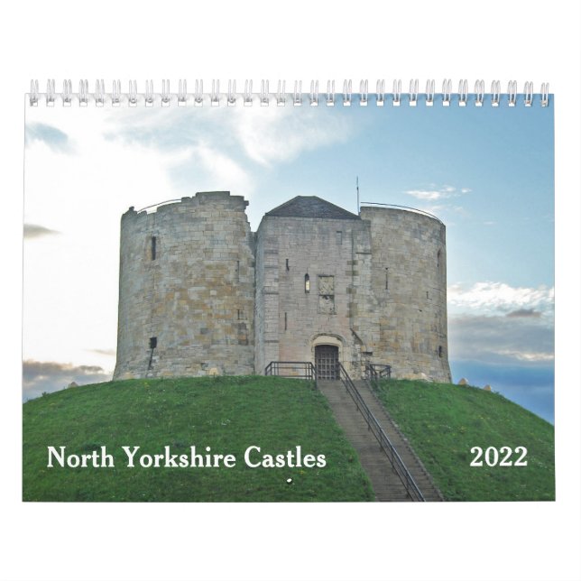 Calendário Castelos de North Yorkshire - 2020 (Capa)