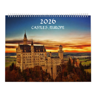 Calendário Castelos na Europa 2024