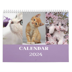 calendário cat 2024 - calendário recortado moderno