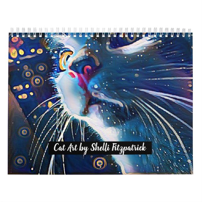 Calendário Cat Art de Shelli Fitzpatrick Porque, Gatos (Capa)