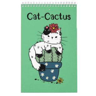Calendário Cat E Cactus
