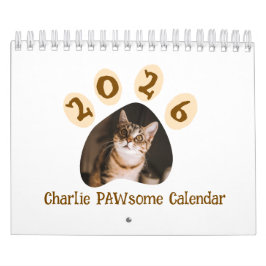 Calendário Cat Photos Make Your PAWsome Personalized Calendar