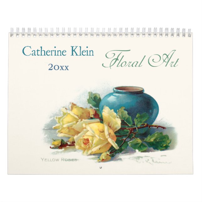 Calendário Catherine Klein Floral Art (Capa)