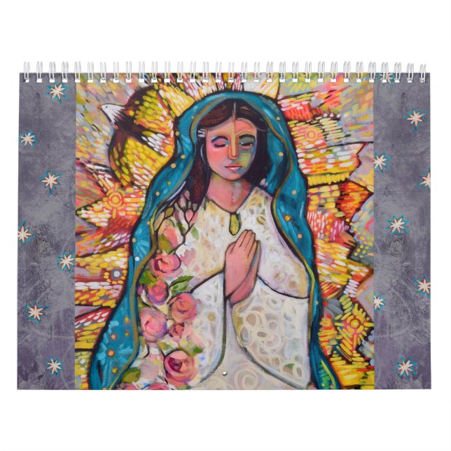 Calendário Catholic Folk Art Calendar by Jen Norton (Capa)