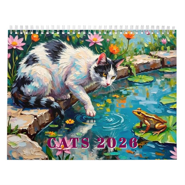 Calendário Cats 2026 (Capa)