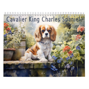 Calendário Cavalier King Charles Spaniel Calendar, a qualquer