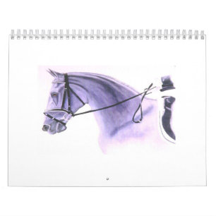 Calendário Cavalo de Dressage