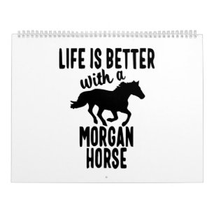 Calendário cavalo morgan