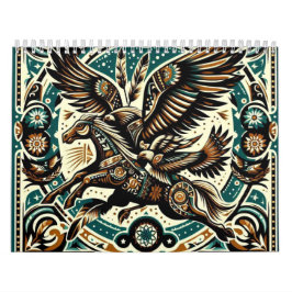 Calendário Cavalo Nativo Americano