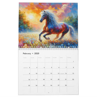 Calendário Cavalo no Prado