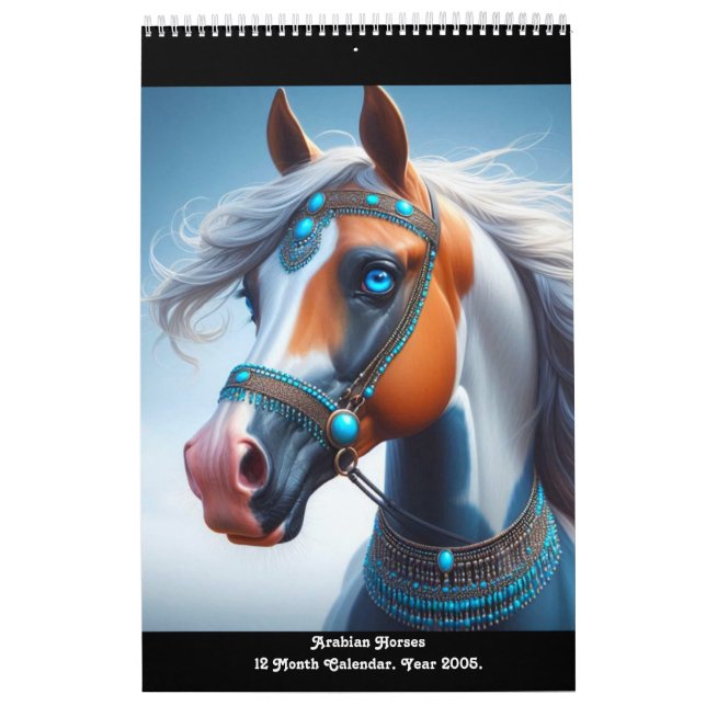 Calendário Cavalos Árabes 2005 (Capa)