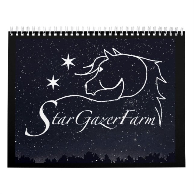 Calendário Cavalos de Fazenda Stargazer (Capa)