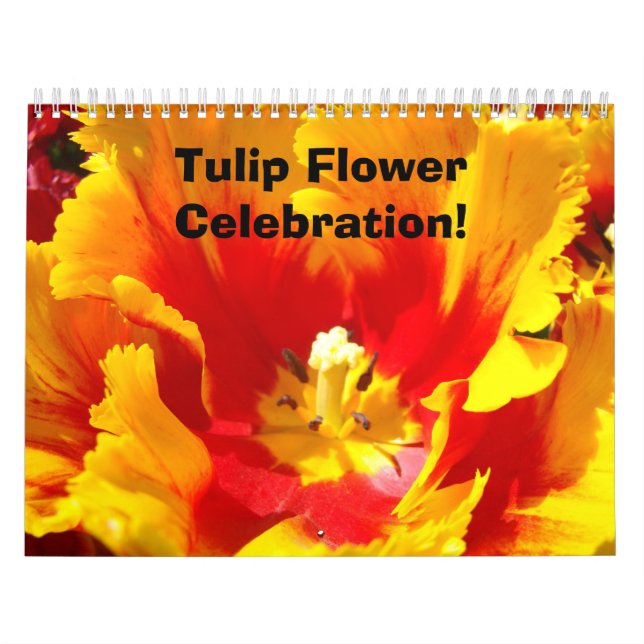 Calendário Celebração da Flor de Tulipa! Presentes de Calendá (Capa)