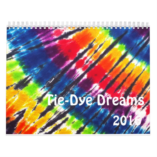 Calendário Celebração de Tie-Dye (Capa)