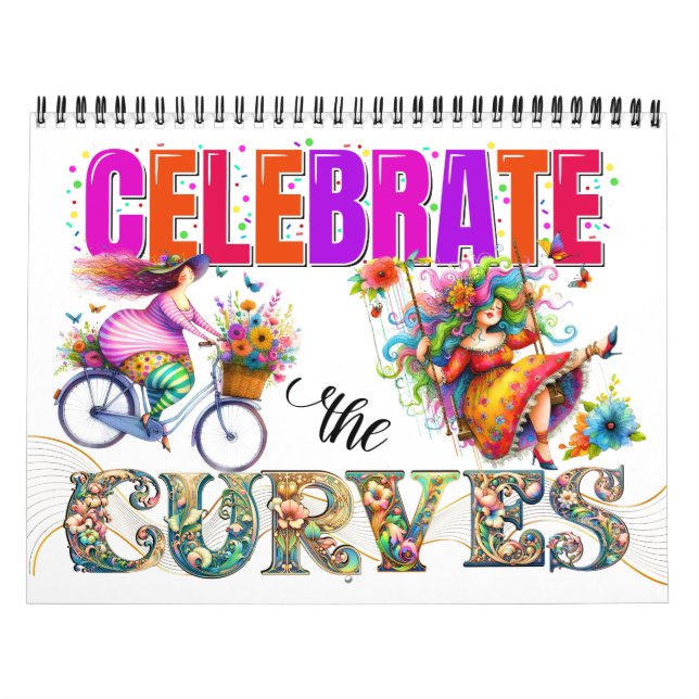 Calendário Celebrar as CURVAS (Capa)