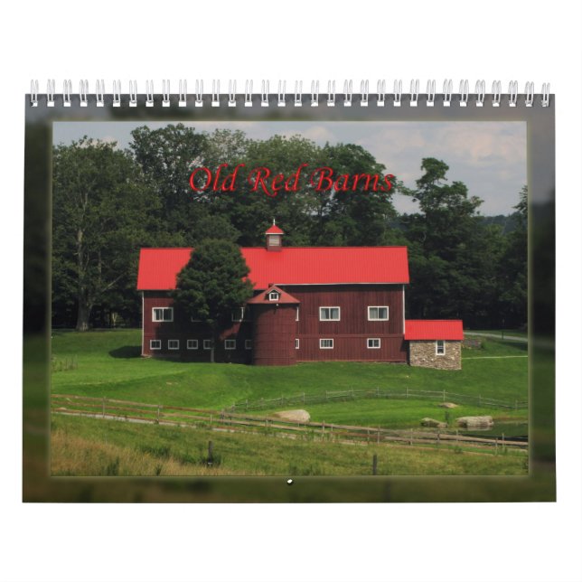 Calendário Celeiros do vermelho de Olde (Capa)