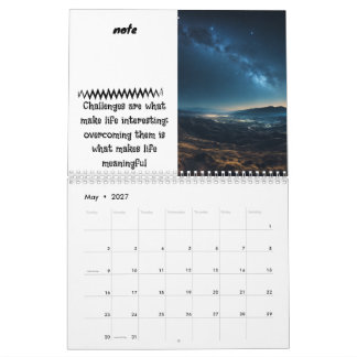 Calendário Celestial Personalizável 2027 - Adicion