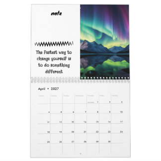 Calendário Celestial Personalizável de 2027 - Adic
