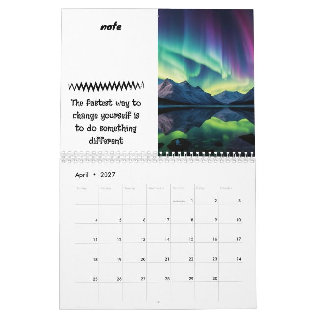 Calendário Celestial Personalizável de 2027 - Adic (Abr 2027)