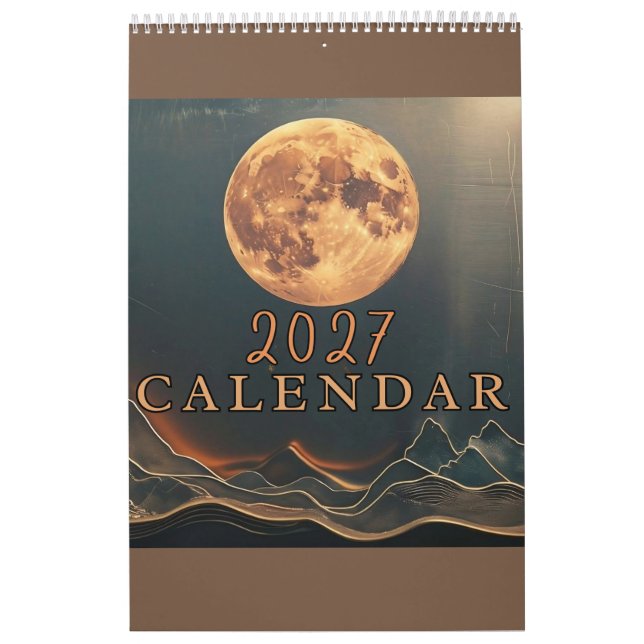 Calendário Celestial Personalizável de 2027 - Adic (Capa)