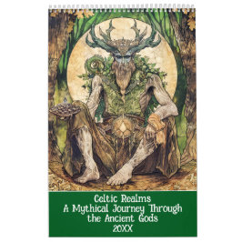 Calendário Celtic Realms – Mythical Journey and Ancient Gods
