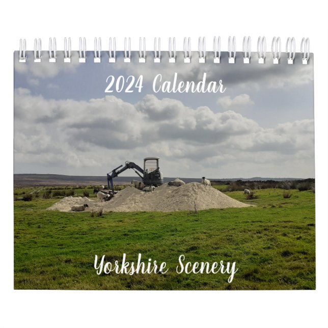 Calendário Cenário de Yorkshire 2024 (Capa)