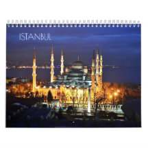 Cenário Noturno da Mesquita Azul de Istambul Turqu