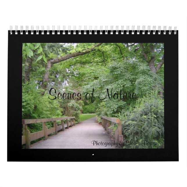 Calendário Cenas da Natureza - Vancouver, B.C. Canadá (Capa)