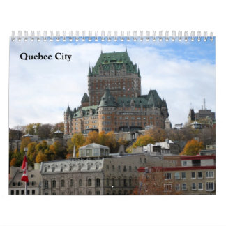 Calendário Cenas de Cidade de Quebec