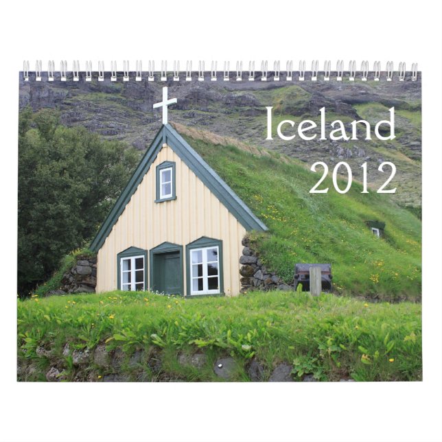 Calendário Cenas de Islândia 2012 (Capa)