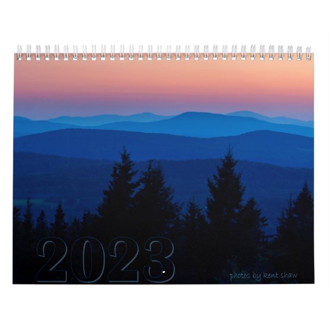 Calendário Cenas Vermont 2023 (Capa)