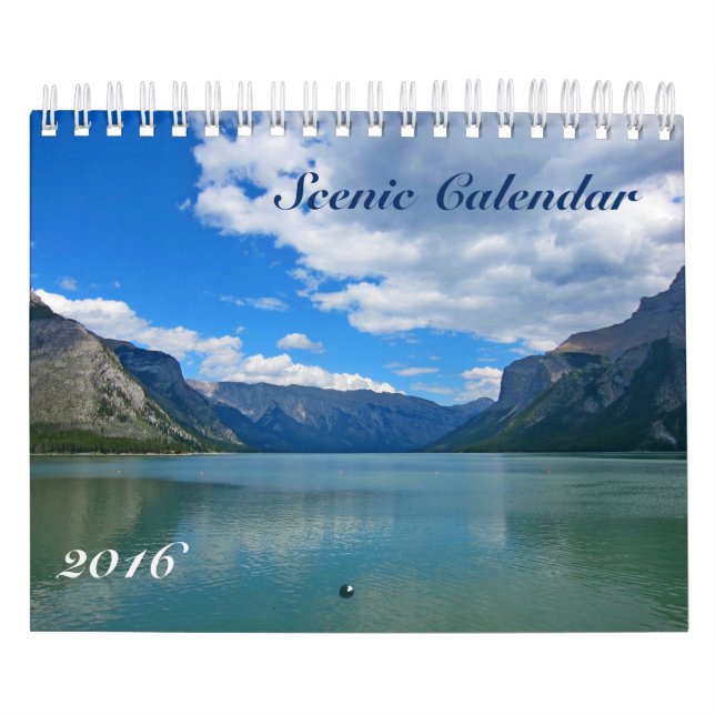 Calendário Cênico 2016 Montanhas Rochosas (Capa)