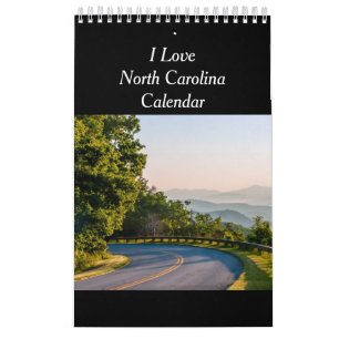 Calendário cénico de North Carolina