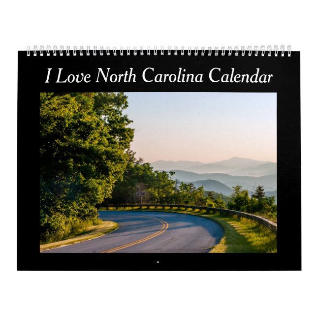Calendário cénico de North Carolina (Capa)