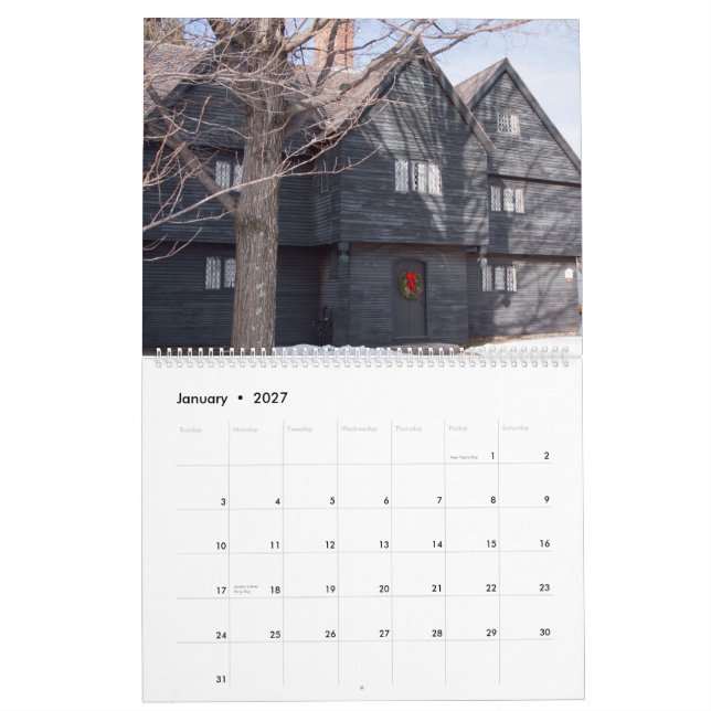 Calendário Cénico de Salem Massachusetts (Jan 2027)