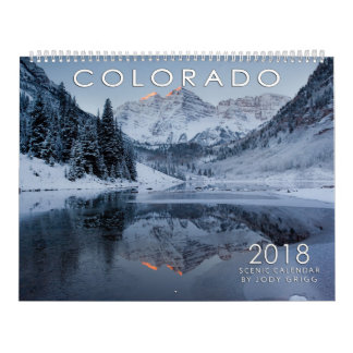 Calendário Cênico do Colorado em 2018
