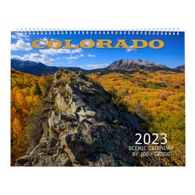 Calendário Cênico do Colorado em 2023 (Capa)