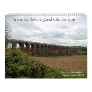 Calendário Cênico Escócia/Inglaterra 2026