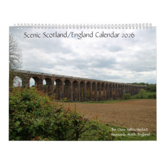 Calendário Cênico Escócia/Inglaterra 2026