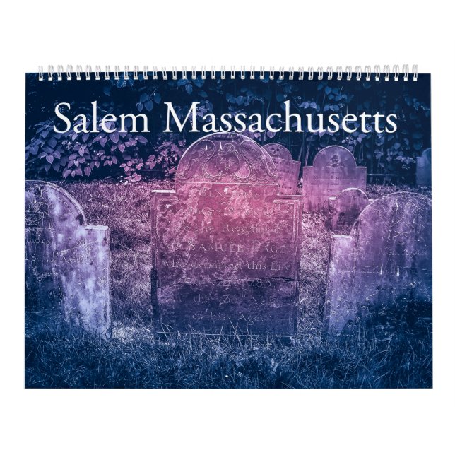 Calendário Cênico Salem Massachusetts (Capa)