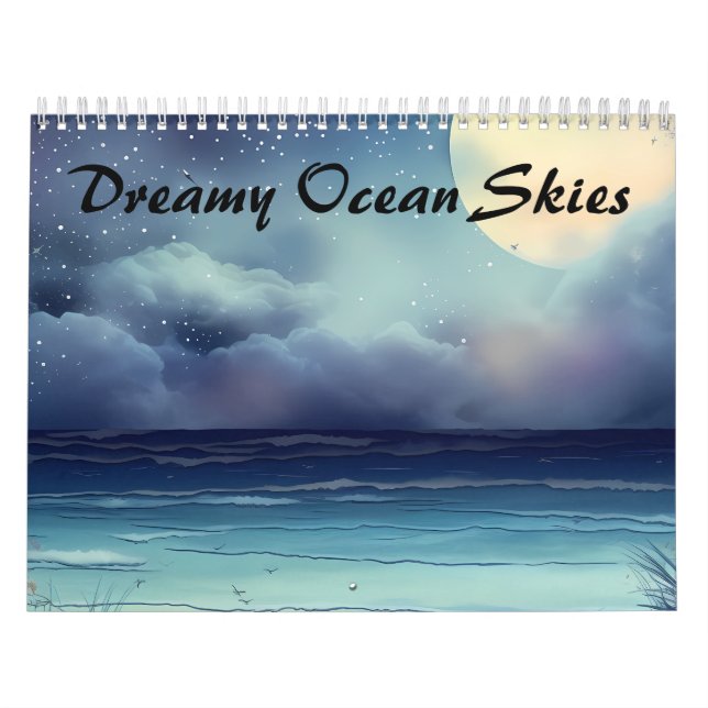 Calendário Céu do Oceano Sonho (Capa)