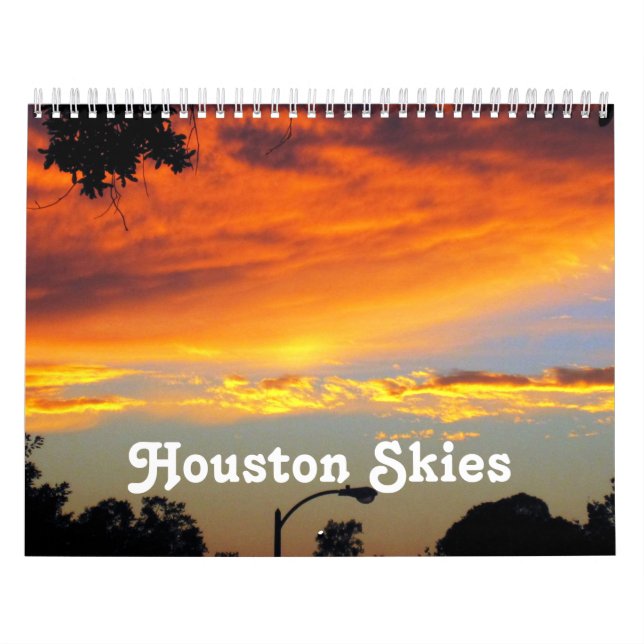 Calendário Céus de Houston (Capa)