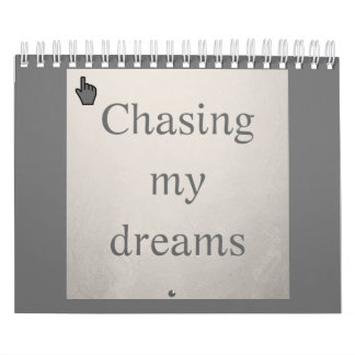 Calendário Chasing my dreams | Persiguiendo mis sueños