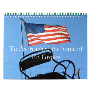Calendário Chegou à casa de Ed Groves.