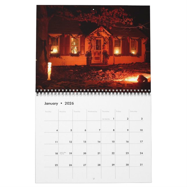 Calendário Chegou à casa de Ed Groves. (Jan 2026)