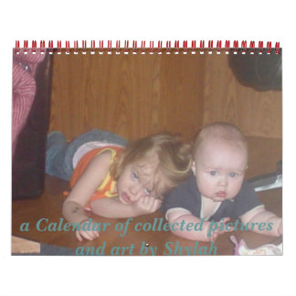 Calendário Cheio Calender das fotos da família